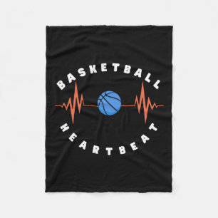 Basketball-Heartbeat 6 Fleecedecke
