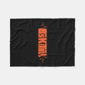 Basketball-Heartbeat 9 Fleecedecke (Vorderseite (Horizontal))