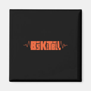 Basketball-Heartbeat 9 Magnet