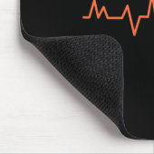 Basketball Heartbeat Ball 1 Mousepad (Ecke)