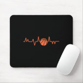 Basketball Heartbeat Ball 1 Mousepad (Mit Mouse)