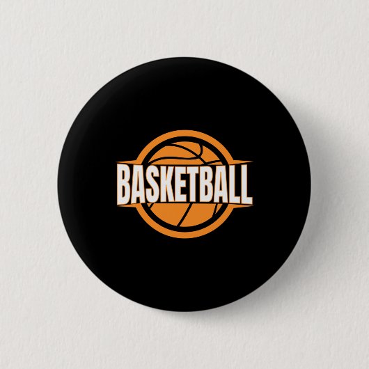 Basketball Heartbeat Button (Vorderseite)