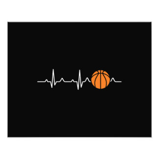 Basketball Heartbeat Fotodruck