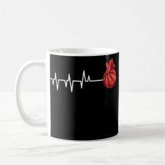 Basketball Heartbeat Kaffeetasse
