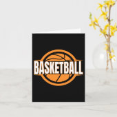 Basketball Heartbeat Karte (Gelbe Blume)