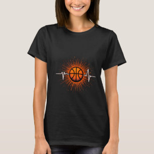 Basketball Heartbeat - Liebe für das Game-T-Shirt T-Shirt