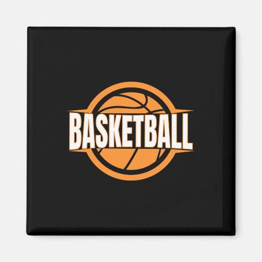Basketball Heartbeat Magnet (Vorne)