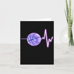 Basketball Heartbeat - Neuester Funny Basketball Karte