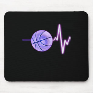 Basketball Heartbeat - Neuester Funny Basketball Mousepad