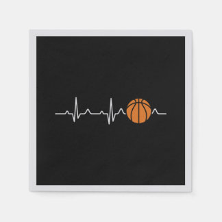 Basketball Heartbeat Serviette