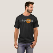 Basketball Heartbeat T-Shirt (Vorne ganz)