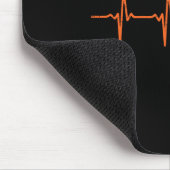 Basketball Heartbeat Trainerteam Baller Men Men Mousepad (Ecke)