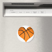 Basketball-Herzform Magnet (In Situ (Geschirrspüler))