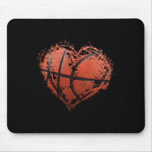 Basketball Herzlichen Glückwunsch Valentinstag Bas Mousepad