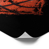 Basketball Herzlichen Glückwunsch Valentinstag Bas Poster (Ecke)