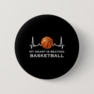 Basketball-Herzschlag 10 Button