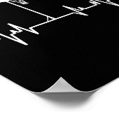 Basketball-Herzschlag 1 Poster (Ecke)