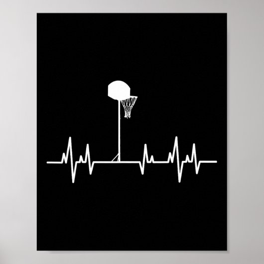 Basketball-Herzschlag 1 Poster (Vorne)