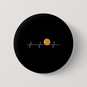 Basketball Herzschlag - Ball Ecg Puls für Lüfter Button