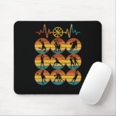 Basketball Herzschlag Mousepad (Mit Mouse)