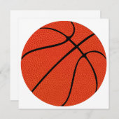 Basketball High Definition Skin Custom Text einlad Einladung (Vorne/Hinten)