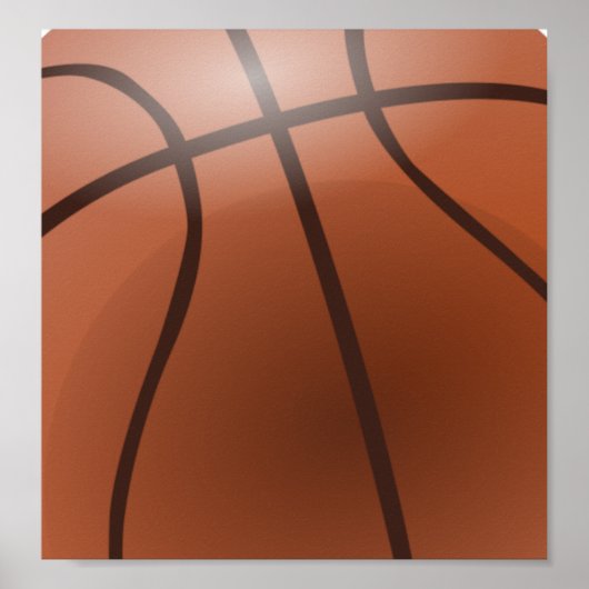 Basketball Hintergrund Poster (Vorne)