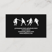 Basketball Hintergrund | Sport Visitenkarte (Rückseite)