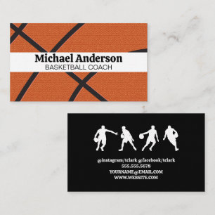 Basketball Hintergrund   Sport Visitenkarte