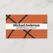 Basketball Hintergrund | Sport Visitenkarte (Vorderseite)