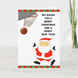 Basketball Holiday Cards Feiertagskarte