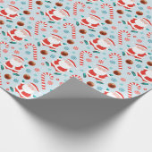 Basketball Holiday Geschenk Geschenkpapier (Ecke)