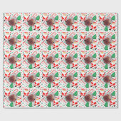 Basketball Holiday Geschenk Geschenkpapier (Flach)