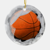 Basketball Holiday Keepake Keramik Ornament (Vorne)