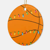 Basketball Holiday Ornament mit Lichtern (Links)