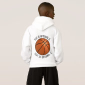 Basketball Hoodie (Schwarz voll)
