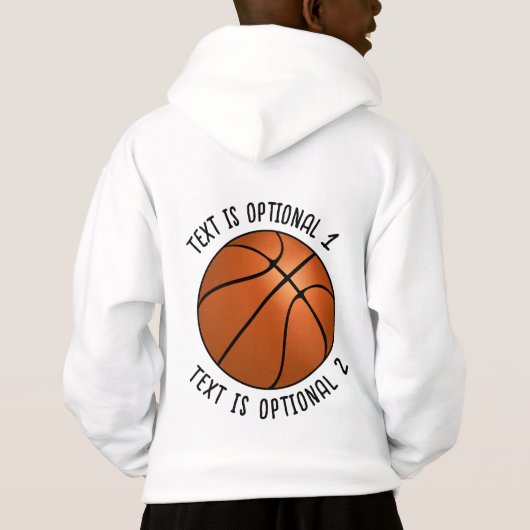 Basketball Hoodie (Rückseite)