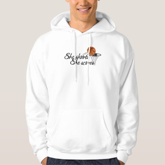 Basketball Hoodie (Vorderseite)