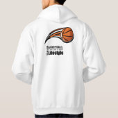 Basketball hoody with front and back quote    (Rückseite)