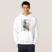 Basketball hoody with front and back quote    (Vorne ganz)