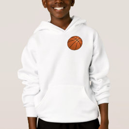 Basketball-Hoop auf Basketball Hoodie