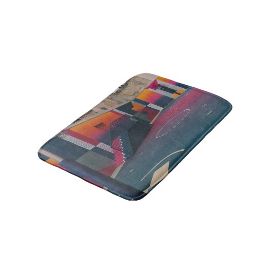 Basketball Hoop Badematte (Schrägansicht)