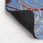 Basketball Hoop Blue Sky Personalisiert fotografis Mousepad (Ecke)