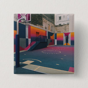 Basketball Hoop Button