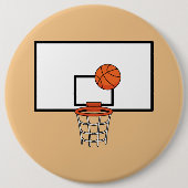 Basketball Hoop Button (Vorderseite)
