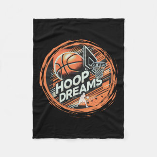 Basketball Hoop Dreams Aktiv Fleecedecke