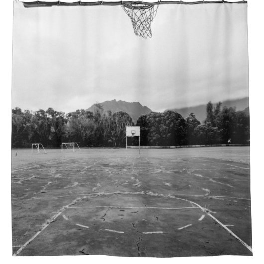Basketball Hoop Duschvorhang (Vorderseite)