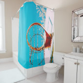 Basketball Hoop Duschvorhang (Beispiel)