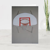 "Basketball Hoop" Geburtskarte Karte (Vorderseite)