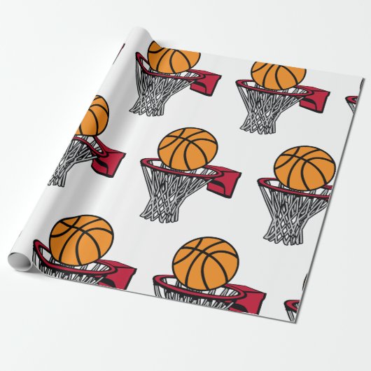 Basketball Hoop Geschenkpapier (Ungerollt)
