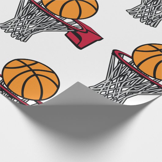 Basketball Hoop Geschenkpapier (Ecke)